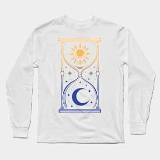 Day And Night. Time Flies By Long Sleeve T-Shirt